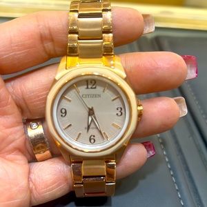 Lady Citizen watch rose color style FE7053